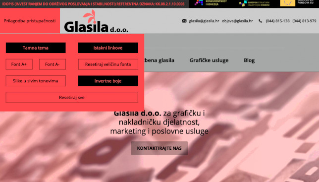 Prilagodba pristupačnosti…